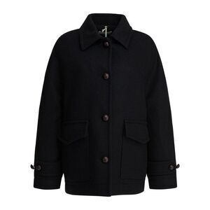 CIRCOLO 1901 Women's Classic Button-Front Jacket Women BLACK Coats & Jackets